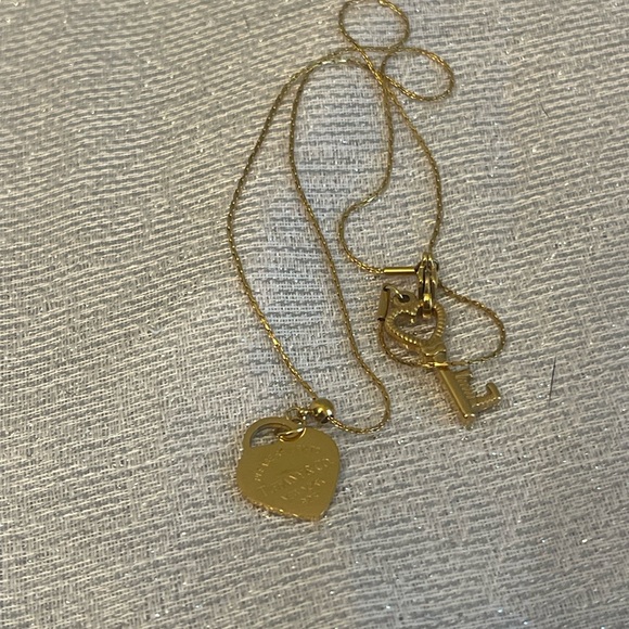 Tiffany & Co. Gold Heart Tag Necklace - Picture 2 of 3